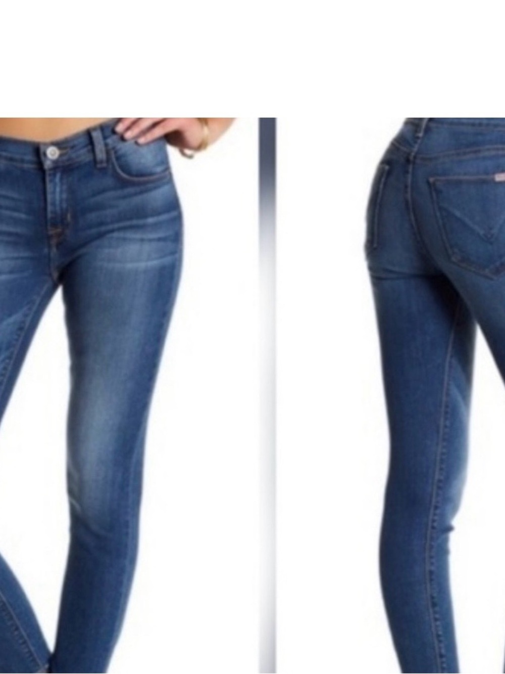 Hudson low rise Classic Blue Skinny crop Women's Jeans